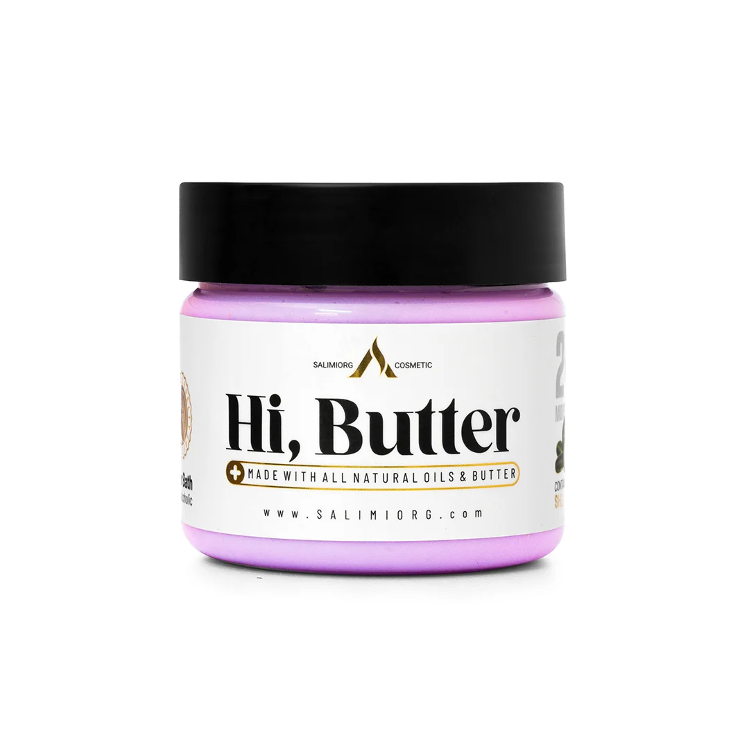 Body butter with a relaxing lavender scent
