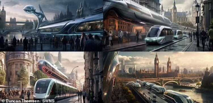 عکس| لندن در سال ۲۰۵۰ این شکلی می‌شود