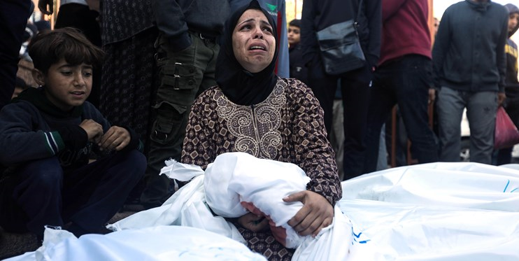 تراژدی اهالی غزه در چادرهای سرد و بدون نور در «رفح»