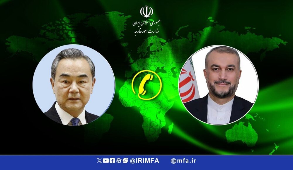 وزیر خارجه چین: مواضع تهران را به اطلاع بلینکن رساندم‌