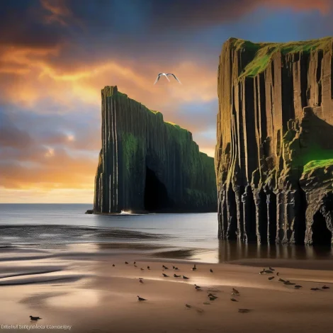 غار فینگال (Fingal’s Cave)در اسکاتلند