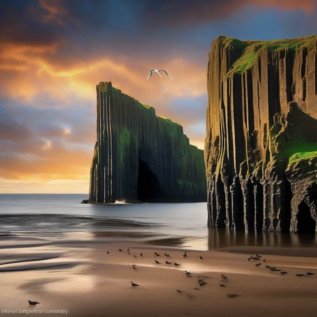 غار فینگال (Fingal’s Cave)در اسکاتلند